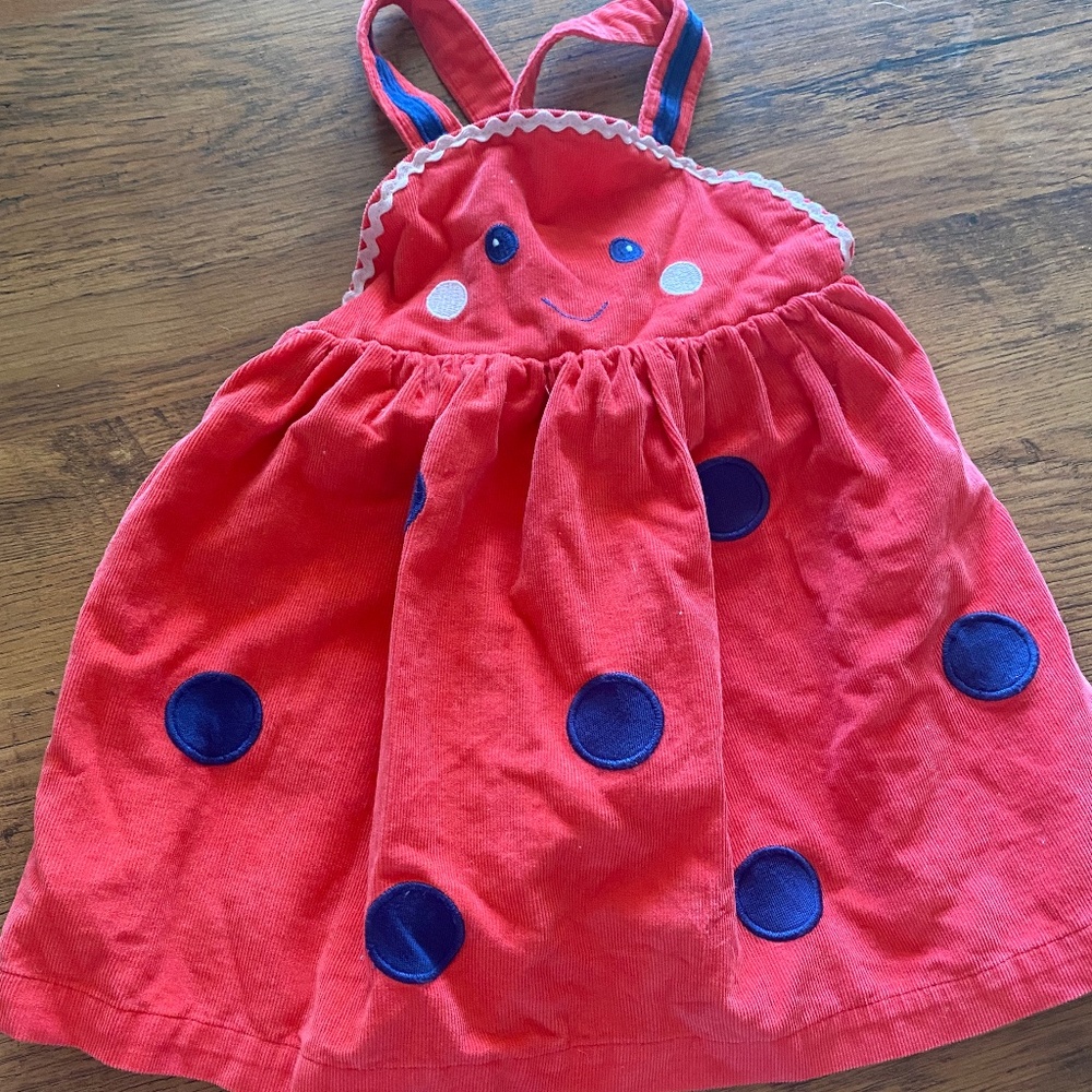 Baby Boden Ladybug Jumper